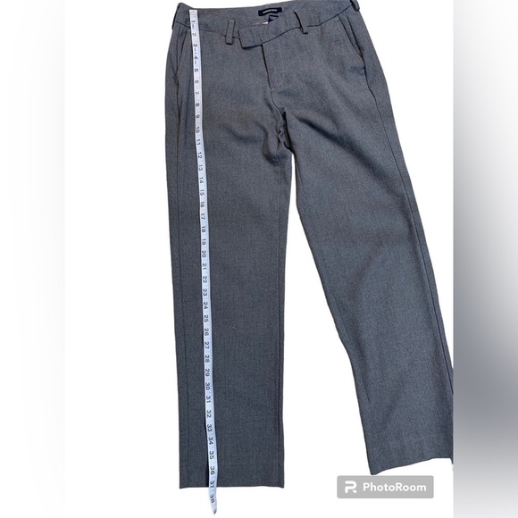 Lands' End Women's Dress Pants Gray Polyester Blend Size 4 - Picture 8 of 10